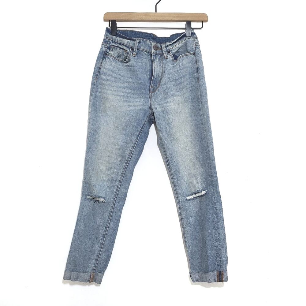 BDG | Twig Grazer High Rise Cuffed Crop Length Distressed Jeans